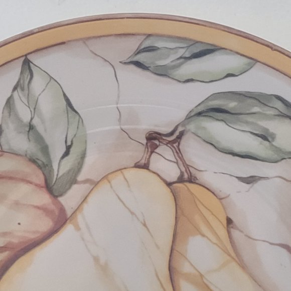 American Atelier Pompeii Fruit 8" Salad Plates # 5019 Set of 2 - Picture 9 of 13